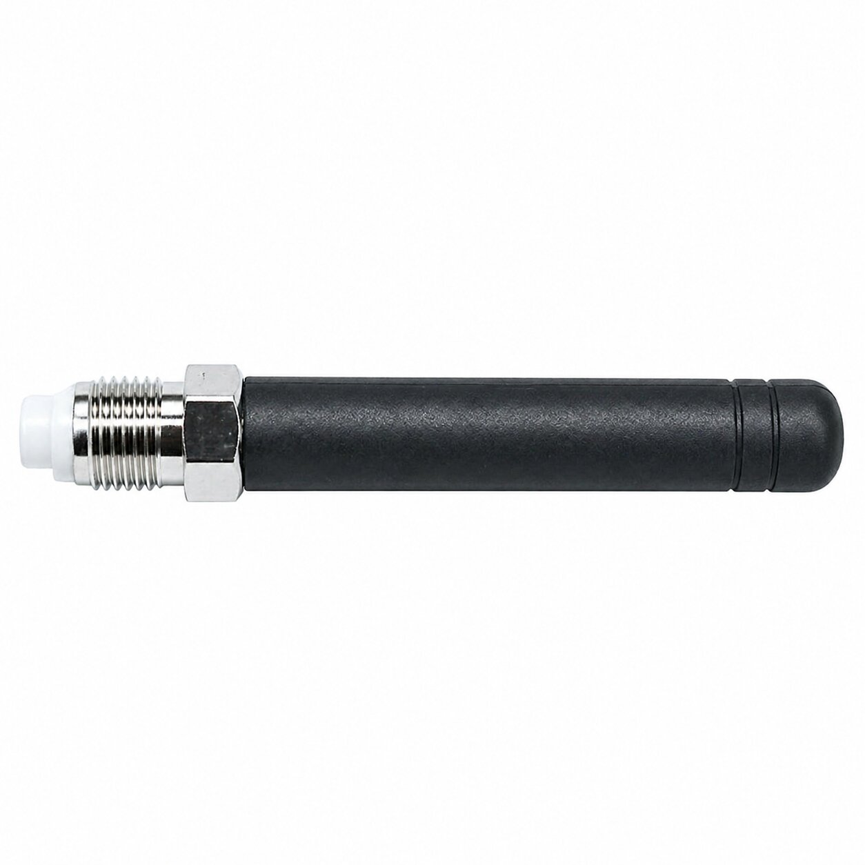 Kurze Stub-Antenne für Direktanschluss am Logger — minimale Bauhöhe.